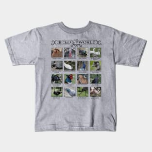 Chickens of the World Kids T-Shirt